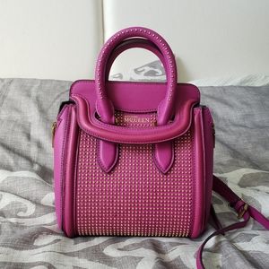 Alexander McQueen heroine studded bag